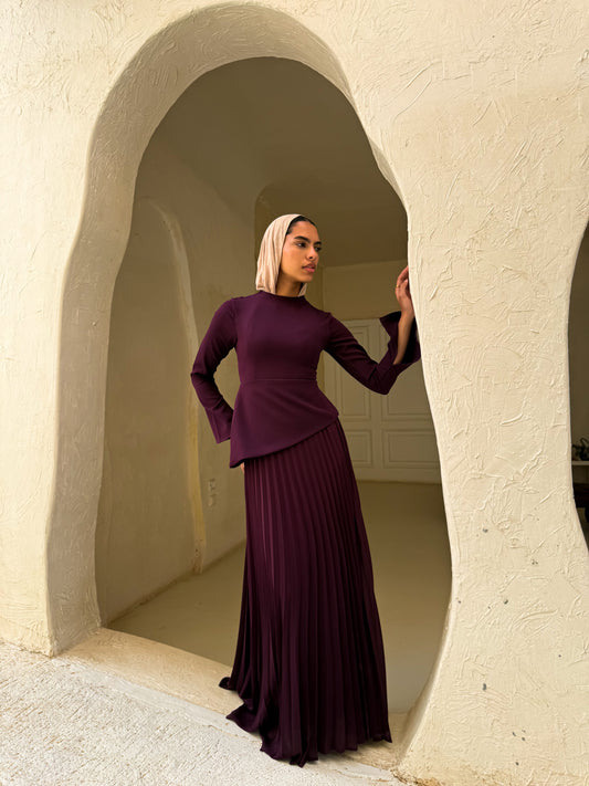 Dalida dress in purple
