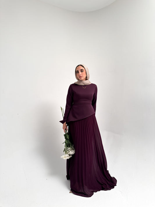 Dalida dress in purple