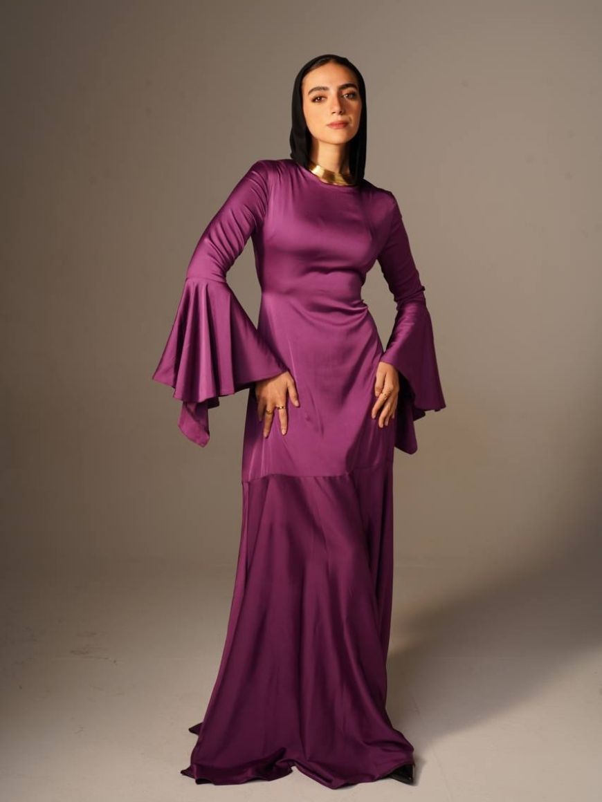 TWINKELS DRESS IN PURPLE