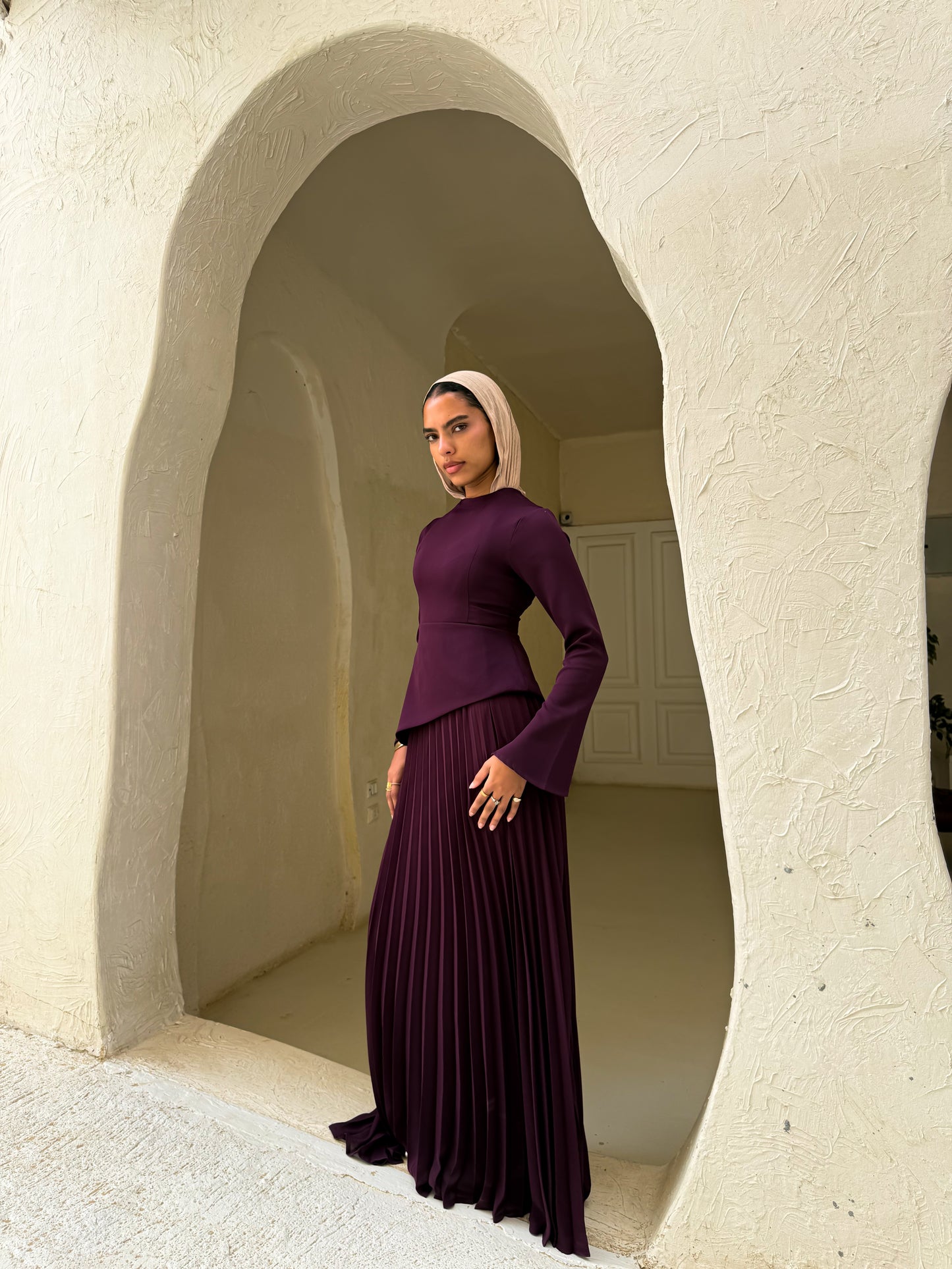 Dalida dress in purple