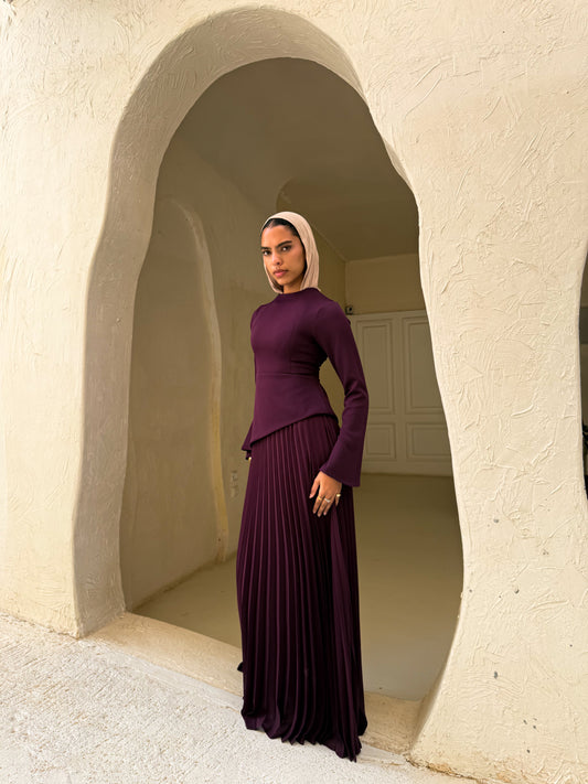 Dalida dress in purple