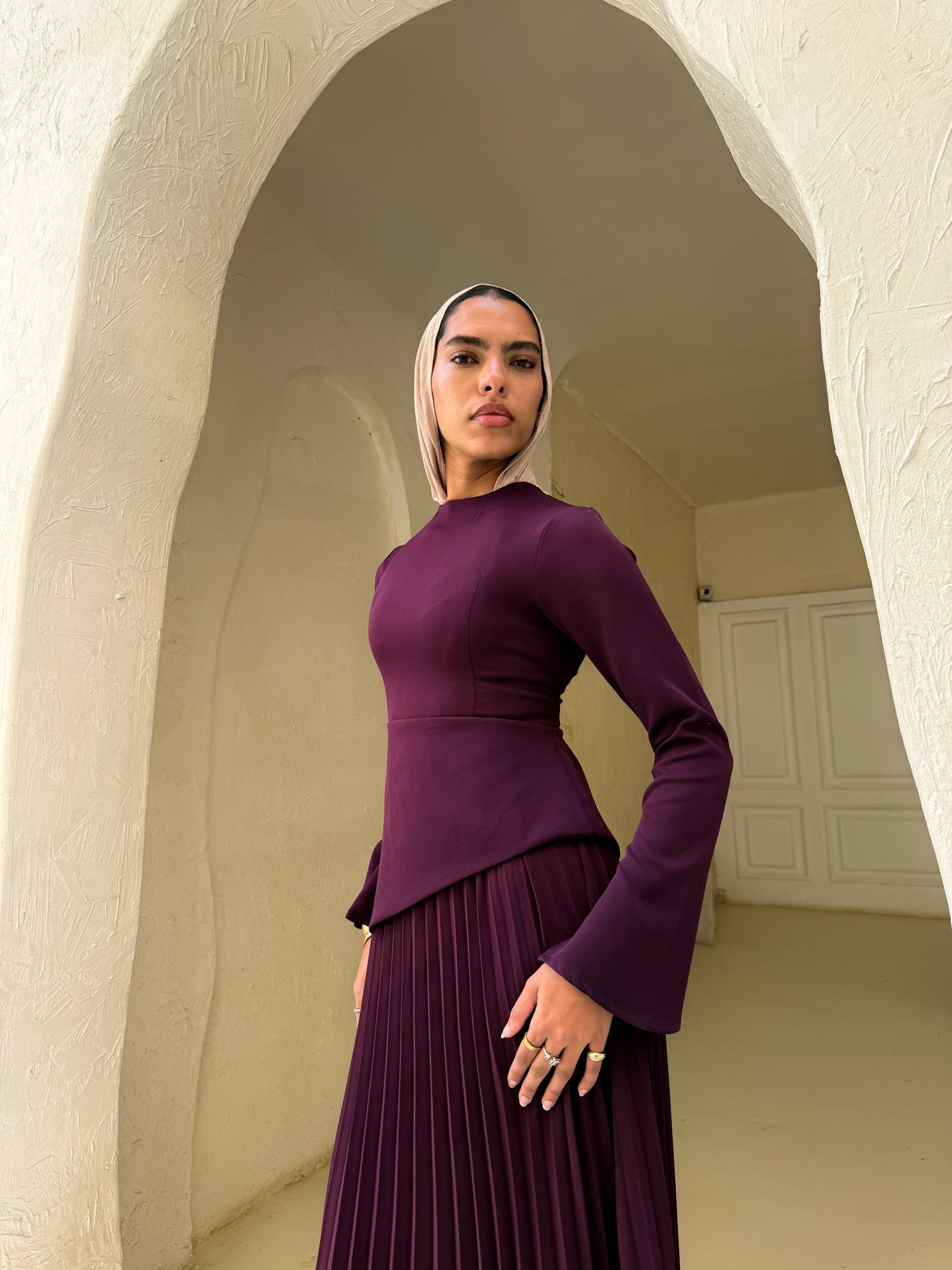 Dalida dress in purple