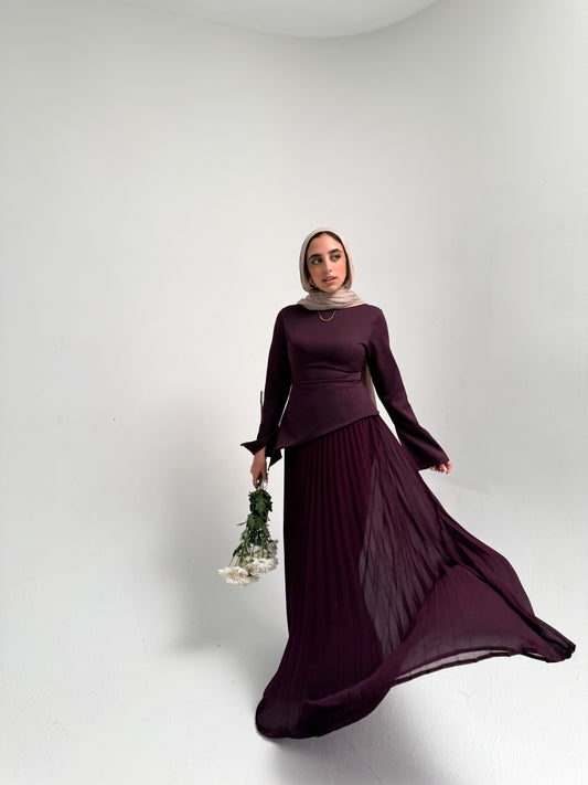 Dalida dress in purple